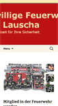 Mobile Screenshot of feuerwehr-lauscha.de
