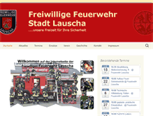 Tablet Screenshot of feuerwehr-lauscha.de